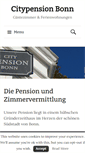 Mobile Screenshot of citypensionbonn.de